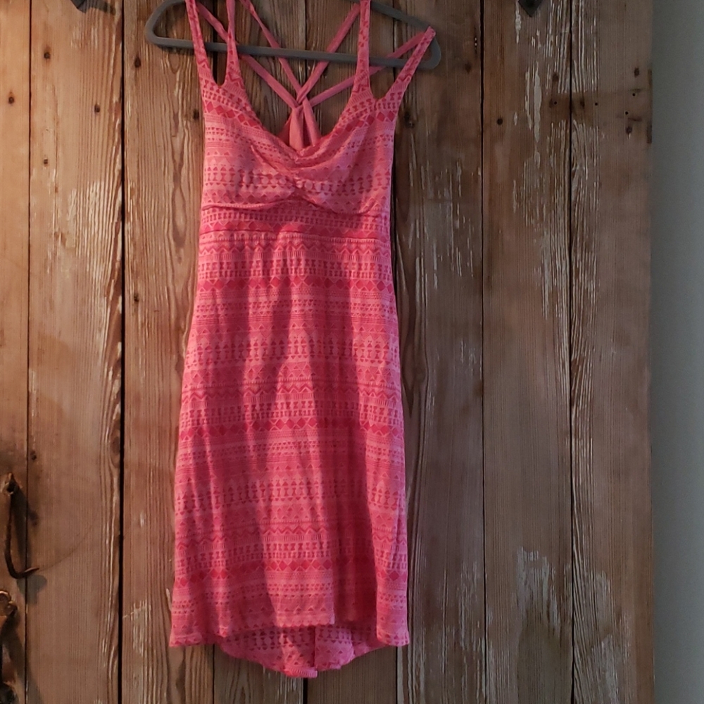 Dakini. Pink, soft, size small dress.